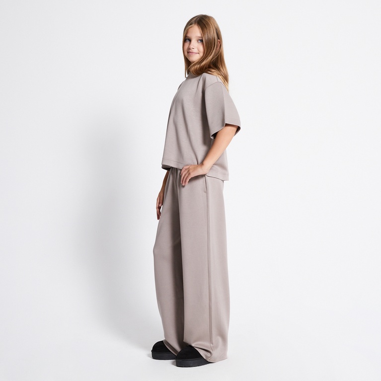 Soft lounge pants "Alma star" Beige